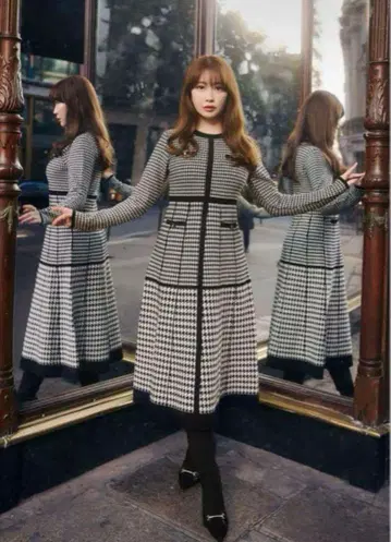 herlipto Montaigne Knit Long Dress