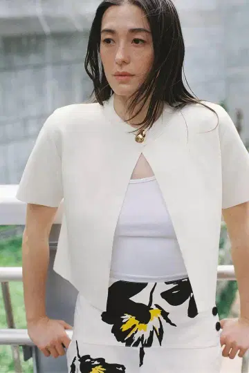 ZARA 자라 반팔 가디건 M