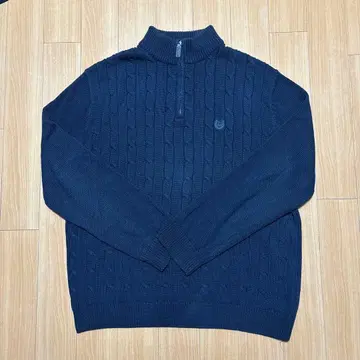 챕스 하프 지퍼 니트 남성용 SIZE L/G (L) CHAPS