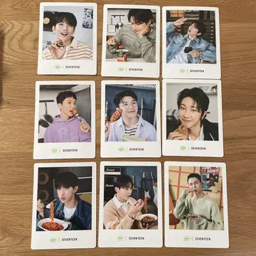 SEVENTEEN bibigo 포토 카드 9장