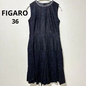 FIGARO 피가로 원피스 미사용 새상품 택 레이스 네이비 블랙