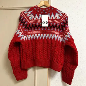 [새상품] ZARA 노르딕 스웨터 1