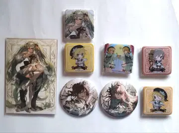 하츠네 미쿠 카가미네 렌 캔뱃지 엽서 8개 세트