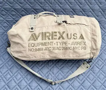 AVIREX 아비렉스 이글 숄더백 밀리터리 베이지