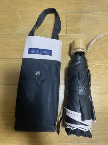 아시야 로사 블랑 3단 접이식 양산 블랙 x 핑크