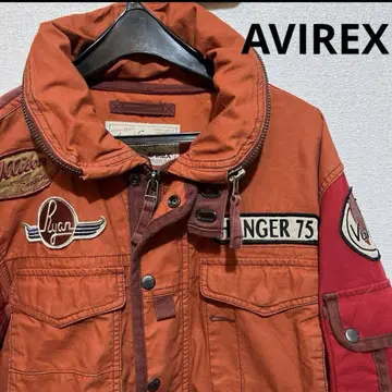 [ 극레어 ] AVIREX 플라이트 자켓 필드 m-65 와펜