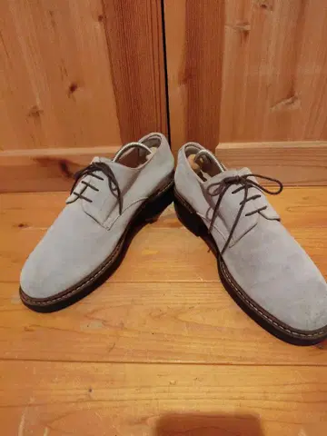 파라부트 더비 스웨이드 신발