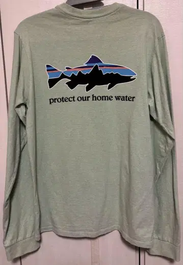 patagonia 레스폰시빌리티 Men XS 피쉬 그린 계열