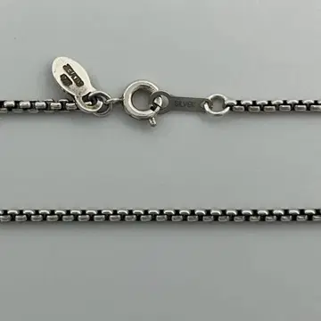 M's collection 실버 925 각갑환 베네치안 체인 목걸이