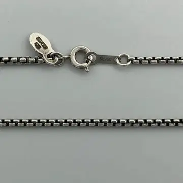 M's collection 실버 925 각갑환 베네치안 체인 목걸이