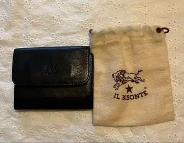 IL BISONTE 가죽 키케이스 블랙 지갑