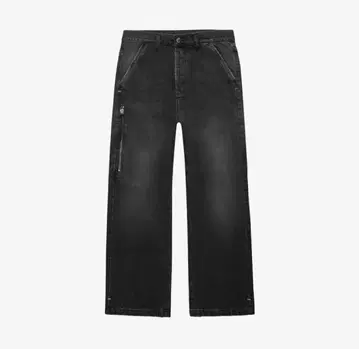 ASKYURSELF cross pocket phrase denim