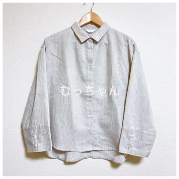 [ 새상품급 ] YARRA 야라 싱글 거즈 셔츠 자켓 린넨 면 F