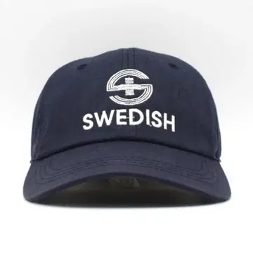 스웨덴 SWEDISH 자수 캡 구제 의류 네이비 빈티지 네이비