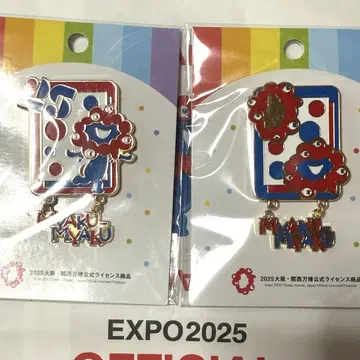 EXPO 2025 미야쿠미야쿠 핀 배지 만국 박람회장 완판템