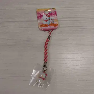 헬로키티 눈사람 가격 책정 스트랩 빨간색과 화이트 레어