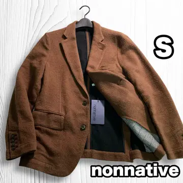nonnative 브라운 언컨 테일러드 자켓 네프 소재 S