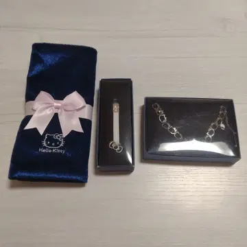 헬로키티 주얼리 파우치 액세서리 세트.