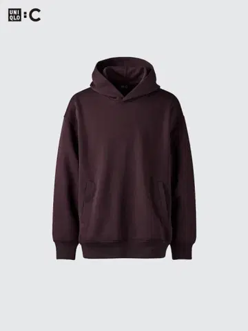 새상품/UNIQLO:C 단종 19wine 맨투맨 오버사이즈 풀 후드티
