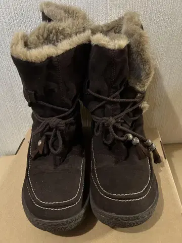 브라운 스웨이드 어그 부츠