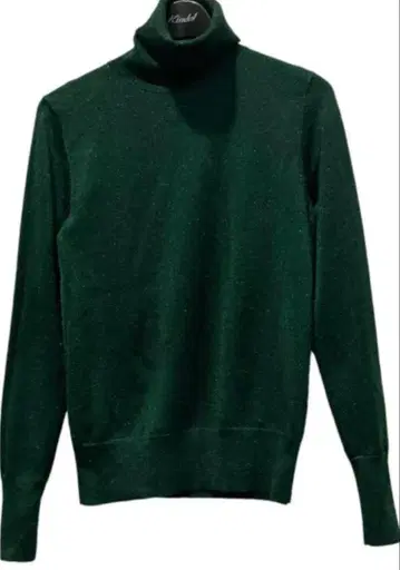 [ 새상품급 ] 케이트 스페이드 뉴욕 라메 다크 그린 터틀넥 스웨터