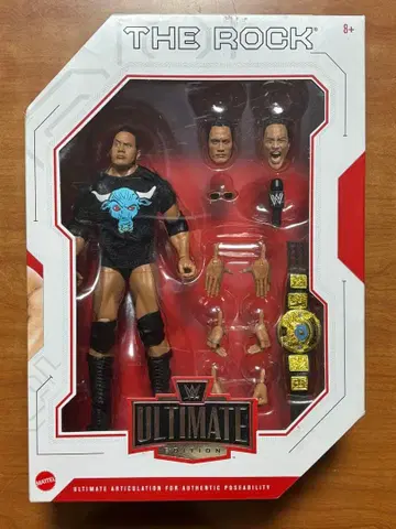 한정판 WWE 더 락 얼티밋 에디션 피규어 마텔
