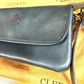 CLEDRAN 다크 그린 숄더백 지갑 타입