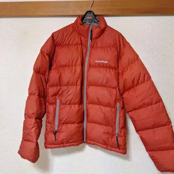 몽벨 다운 자켓 M 빨간색