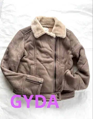 GYDA 페이크 무스탕 라이더 자켓 겉옷 제이다