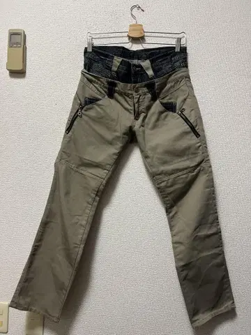 00s PPFM 더블 허리 도킹 데님 /S 아카이브 y2k