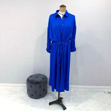 셔츠 원피스 새틴 XL ZARA