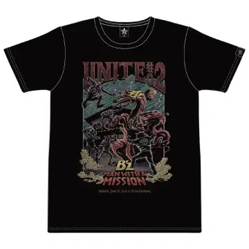 B'z UNITE #02 콜라보 T셔츠 MAN WITH A MISSION