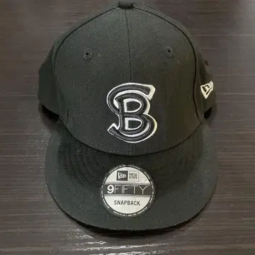 SCHOTT 블랙 야구 모자 9FIFTY SNAPBACK
