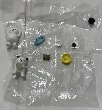 팬더 목욕탕 피규어
