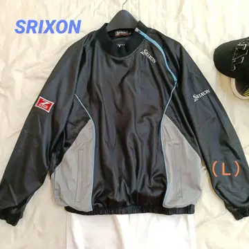 [ 미사용 ] SRIXON 지퍼 자수 로고 와펜 풀오버 ( L )