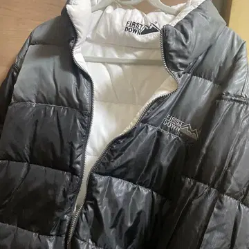 FIRST DOWN 리버서블 다운 자켓