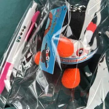 미사용 새상품 북방영토 리카짱 봉제 인형 키링과 볼펜