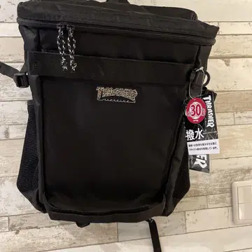 THRASHER 블랙 백팩 약 30L