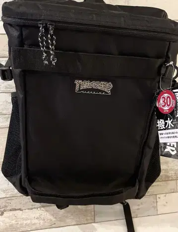 THRASHER 블랙 백팩 약 30L