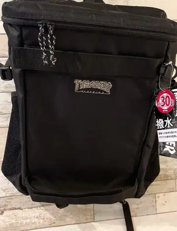 THRASHER 블랙 백팩 약 30L