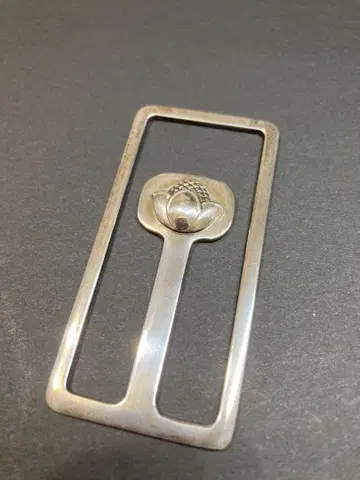 실버 연꽃 머니클립