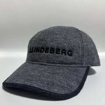 J.LINDEBERG 제이 린드버그 울 혼방 캡 모자 그레이