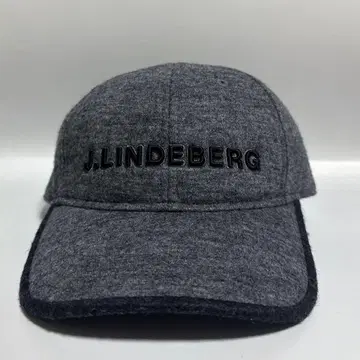 J.LINDEBERG 제이 린드버그 울 혼방 캡 모자 그레이