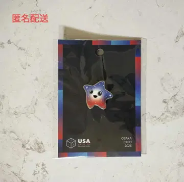 EXPO2025 미국관 핀 배지 스파크 오사카 간사이 만박