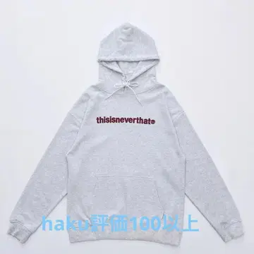 thisisneverthat 그레이 후드 부착 후드티