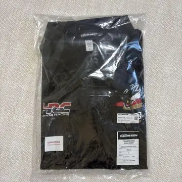 HONDA 무겐 TEAM MUGEN 피케 셔츠 L 블랙
