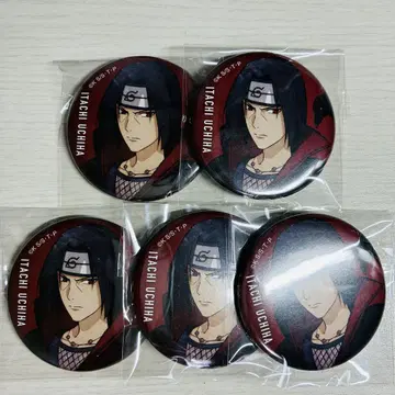 NARUTO 우치하 이타치 베이스야드 20주년 캔뱃지 5종 세트