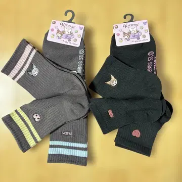 쿠로미 양말 23~25cm 6켤레