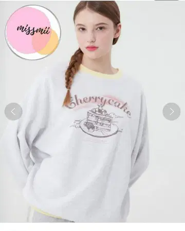 IVE 원영 착용 KIRSH CHERRY CAKE 체리 케이크 맨투맨