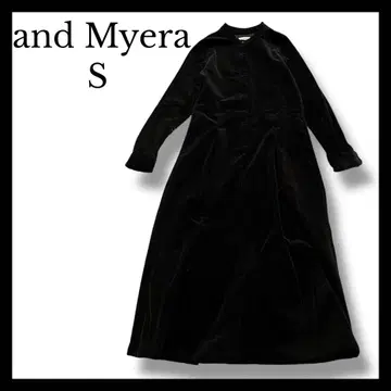 [ 컨디션 최상 ] and Myera 코듀로이 원피스 S 블랙 가을/겨울